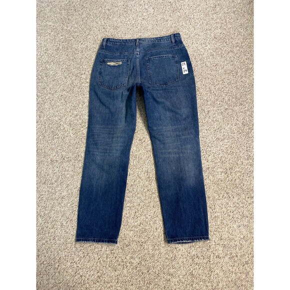 29 Buckle Vervet 90s Boyfriend High-Rise Exposed Button Fly Ripped Distressed - Picture 5 of 7